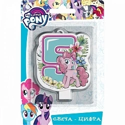 Свеча цифра 5 My Little Pony