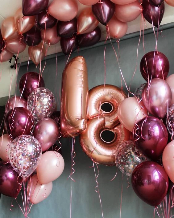 Шары на 18 лет девочке