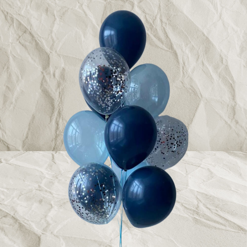 Фонтан из 10 шаров для мальчика