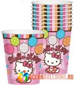 HELLO KITTY СТАКАНЧИКИ 6 ШТУК